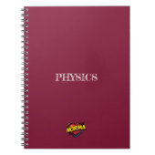 Norma Heart Maroon ノートブック (正面)