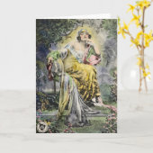 Norma Talmadgeグリーティングカード カード (黄色い花)