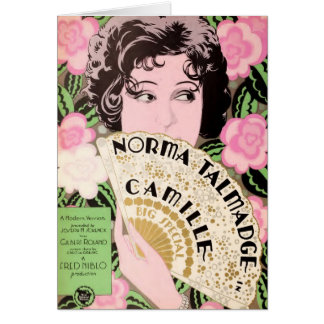 Norma Talmadge 1927年の無声映画の展示者の広告