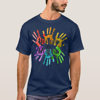 Normal Is Boring Kid Autism Awareness Love Support Tシャツ