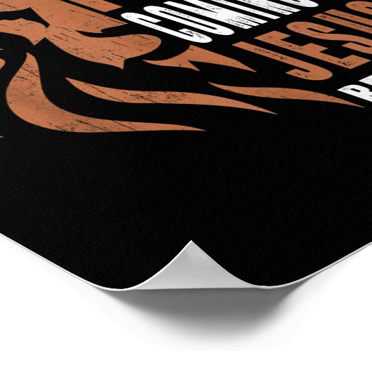 Normal Isnt Coming Back Jesus Is Dad Men Religious ポスター (角)