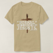 Normal Isn't Coming Back Jesus Is Revelation 14 T- Tシャツ (デザイン正面)