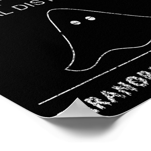 Normal Paranormal Distribution Funny Math Ghost Ha ポスター (角)