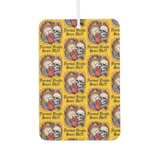 Normal People Scare Me カーエアーフレッシュナー (正面)