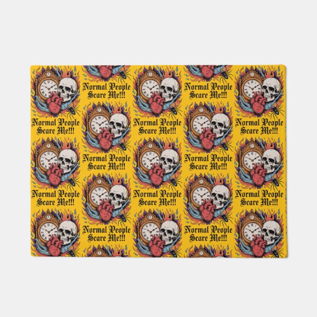 Normal People Scare Me ドアマット (正面)