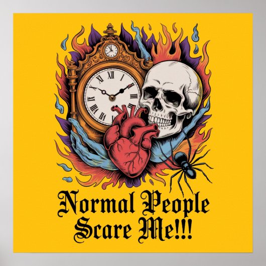 Normal People Scare Me ポスター (正面)