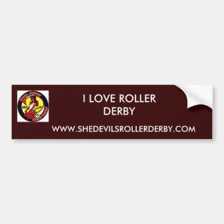 normal_shedevilslogo、WWW.SHEDEVILSROLLERDERBY…. バンパーステッカー