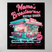 Normalize Breastfeeding Mom Breastfeed Mama's Brea ポスター (正面)