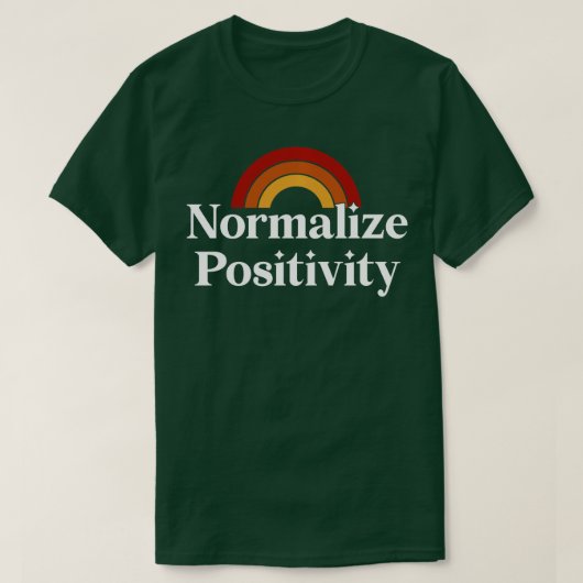 Normalize Positivity長袖 Tシャツ (デザイン正面)