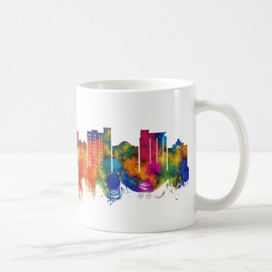 Norman Oklahoma Skyline コーヒーマグカップ (右)