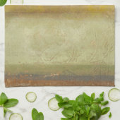 Norman Wyattモダンによるアース絵画トーンでのS キッチンタオル (折り畳み)