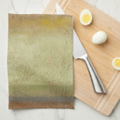 Norman Wyattモダンによるアース絵画トーンでのS キッチンタオル (四つ折り)