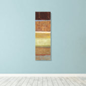 Norman Wyattモダンによるアース絵画トーンでのS キャンバスプリント (インサイチュ (ウッドフロア))