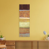 Norman Wyattモダンによるアース絵画トーンでのS キャンバスプリント (インサイチュ (リビング))