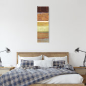 Norman Wyattモダンによるアース絵画トーンでのS キャンバスプリント (インサイチュ (寝室))