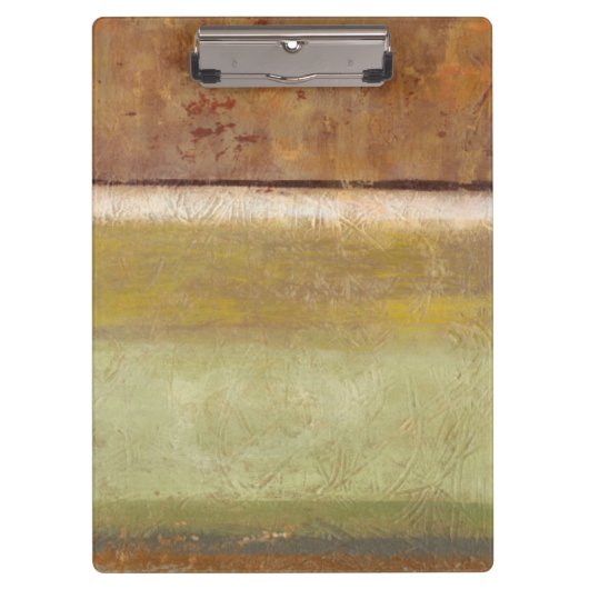 Norman Wyattモダンによるアース絵画トーンでのS クリップボード (正面)