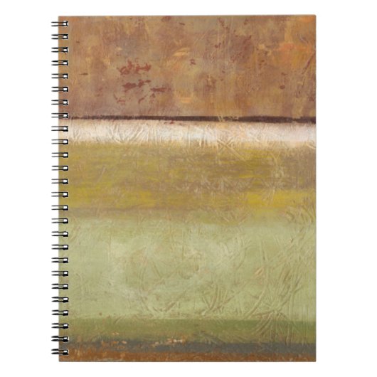 Norman Wyattモダンによるアース絵画トーンでのS ノートブック (正面)