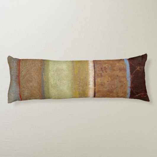 Norman Wyattモダンによるアース絵画トーンでのS ボディピロー (裏面)