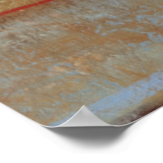 Norman Wyattモダンによるアース絵画トーンでのS ポスター (角)