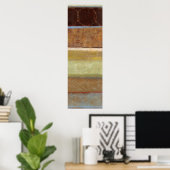 Norman Wyattモダンによるアース絵画トーンでのS ポスター (ホームオフィス)