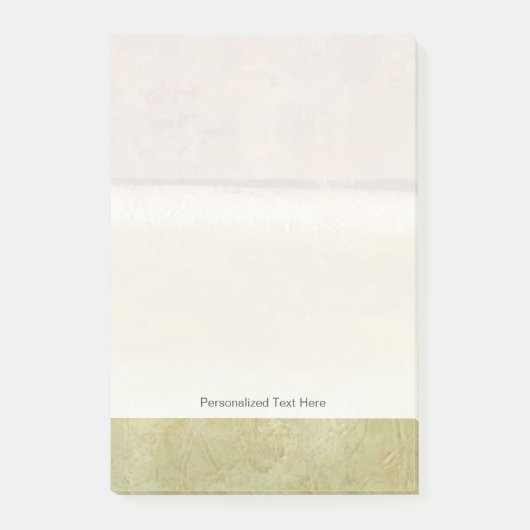 Norman Wyattモダンによるアース絵画トーンでのS ポストイット (正面)