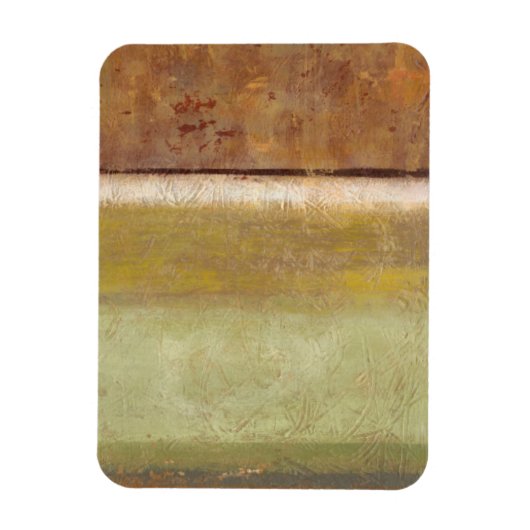 Norman Wyattモダンによるアース絵画トーンでのS マグネット (縦)