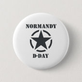 Normandy D-Day 缶バッジ (正面)