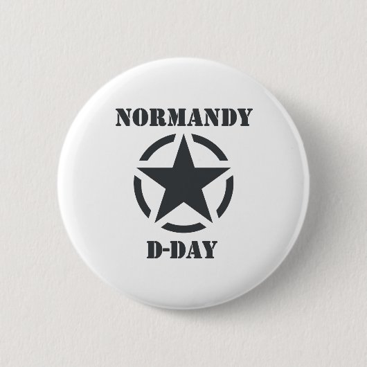 Normandy D-Day 缶バッジ (正面)