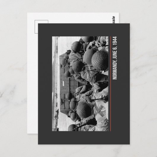 Normandy, June 6, 1944 - WW2 ポストカード (正面/裏面)