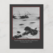 Normandy, June 6, 1944 - WW2 British Soldier ポストカード (正面)