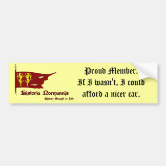 Normannis車のステッカー バンパーステッカー