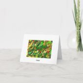 NoRoozのペルシャの新年 シーズンカード (裏面)