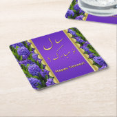 Noroozの気高く幸せなHyacinths -ペーパーコースター スクエアペーパーコースター (アングル)