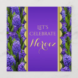 Noroozの気高く幸せなHyacinths -招待状 招待状