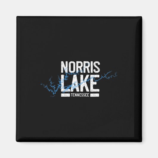 Norris Lake Tennessee Vacation Boating Adventure  マグネット (正面)