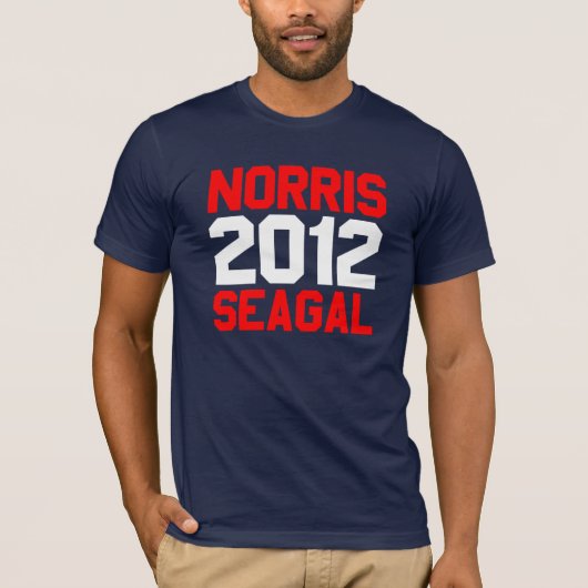 Norris、Seagal 2012年 Tシャツ (正面)