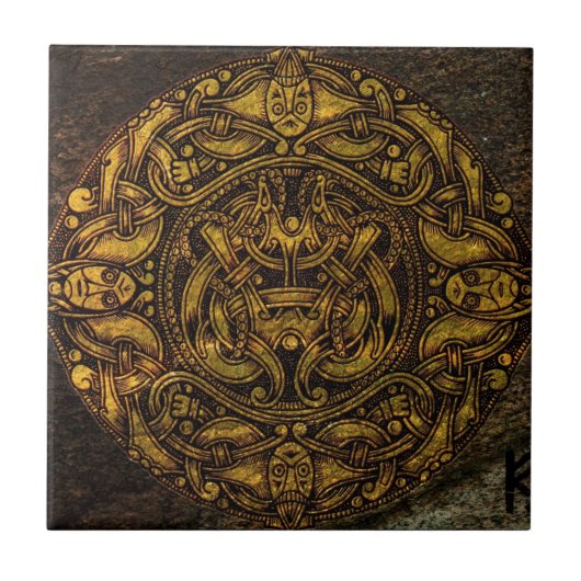 NORSEのヴィンテージの芸術 タイル (正面)