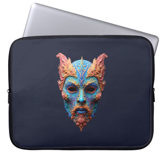 Norse God Odin ラップトップスリーブ (正面)