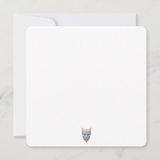 Norse God Odin 招待状 (裏面)