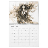 Norse Gods – Sketches Of The Aesir カレンダー (3月 2026)