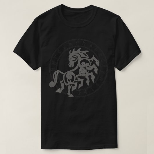 Norse Horse Sleipnir Pullover  Tシャツ (デザイン正面)