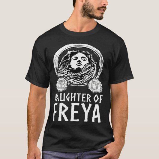 Norse Mythology  Daughter Of Freya  Viking Goddess Tシャツ (正面)