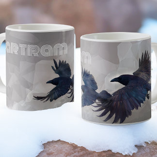 Norse Ravens Mythology Art - Huginn & Muninn - コーヒーマグカップ