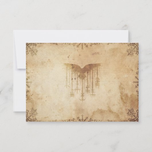 Norse Saga Viking RSVP Response Card (裏面)