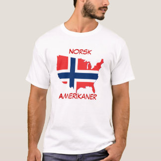 Norsk Amerikaner (ノルウェーのアメリカ人) Tシャツ