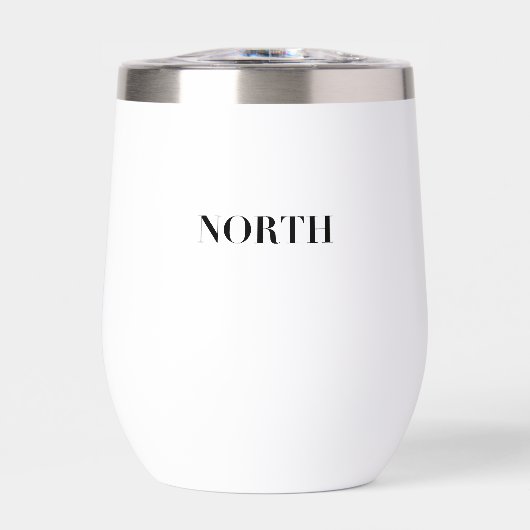 North | クラシック タイムレス ミニマル ブラック ロゴ (正面)