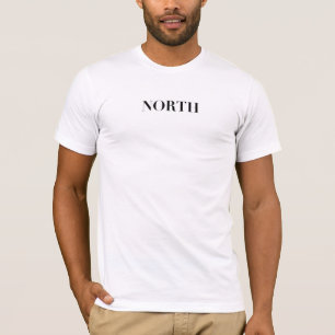North クラシック タイムレス ミニマル ブラック ロゴ tシャツ