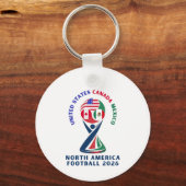 North America Football 2026 | USA Canada Mexico キーホルダー (裏面)