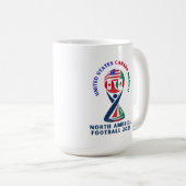 North America Football 2026 | USA Canada Mexico コーヒーマグカップ (正面右)