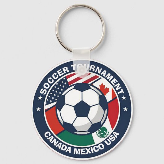 North America Soccer Tournament キーホルダー (正面)